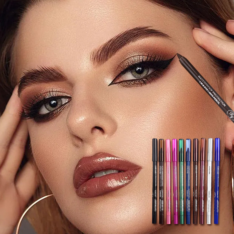 š2025 new beauty favoritešPearl eyeshadow pencilšA set of ten colors lasting 24 hours