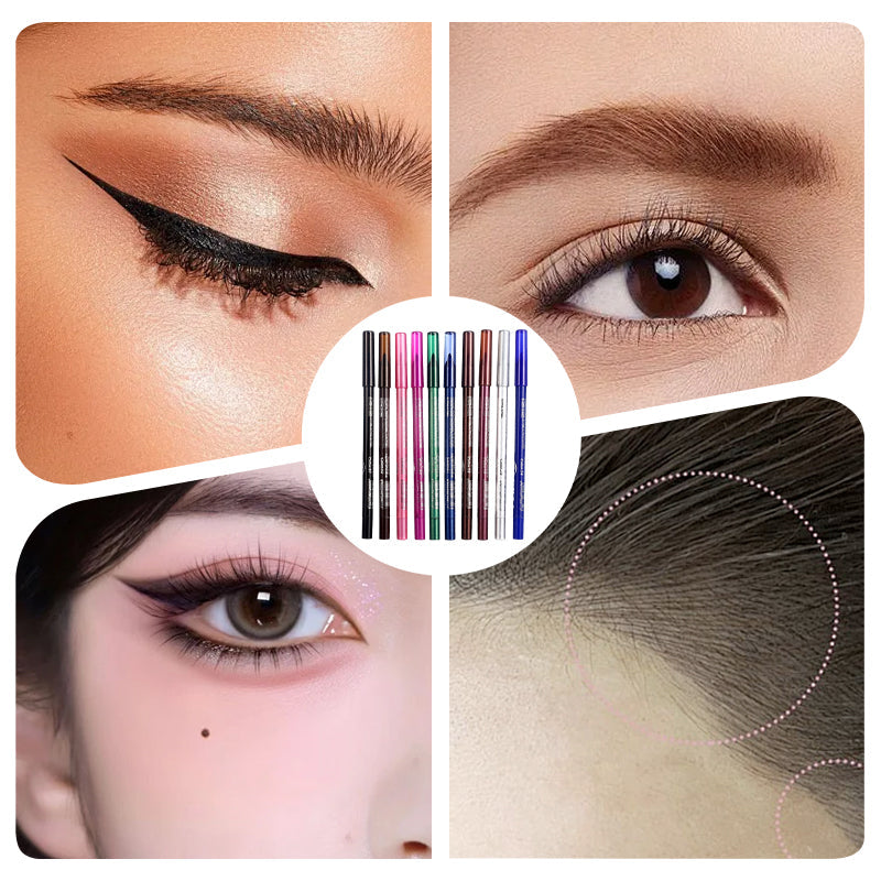 š2025 new beauty favoritešPearl eyeshadow pencilšA set of ten colors lasting 24 hours