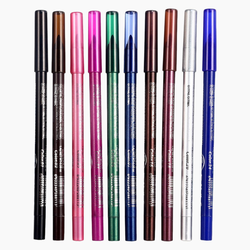 š2025 new beauty favoritešPearl eyeshadow pencilšA set of ten colors lasting 24 hours