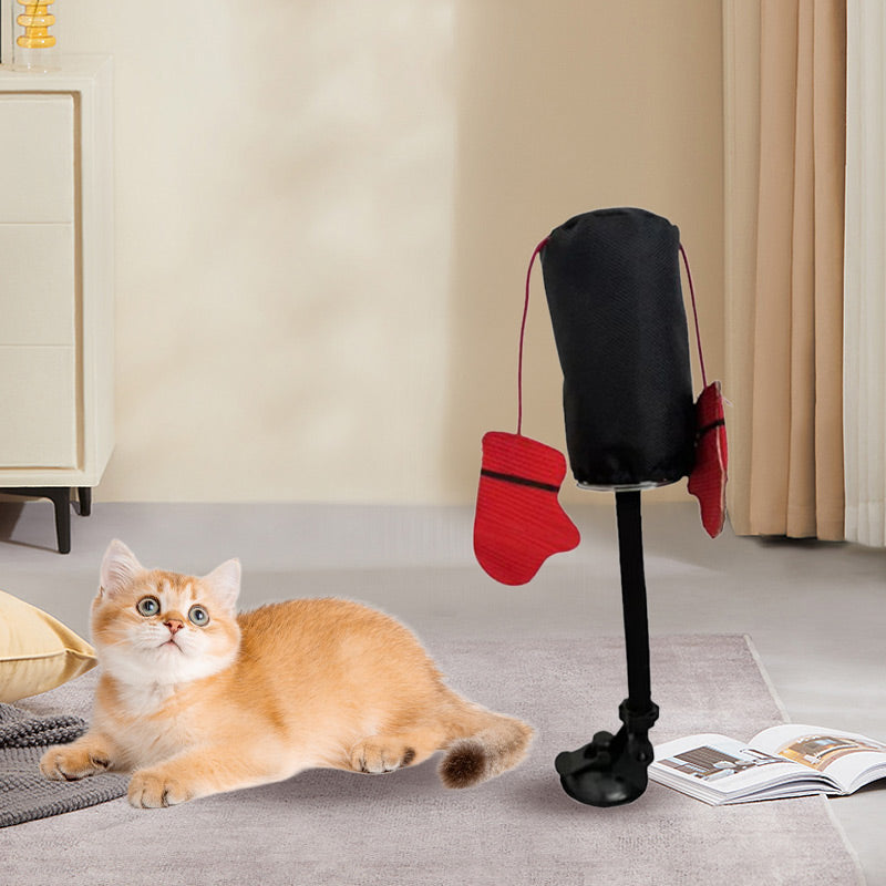 Interactive punching bag toy for cat