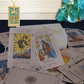 🔮50% OFF NOW! ✨ Witchy Cauldron Tarot Card Set – Rose Gold Accents, Complete Guide Book & Velvet Pouch 🎴📖