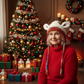 🎅🦌Handmade Knitted Christmas Antler 2-in-1 (Hat/Handbag)🧶