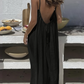 💃LAST DAY SAEL 51% OFF!!✨Women's Solid Color Cami Lounge Dress
