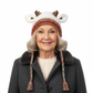 🎅🦌Handmade Knitted Christmas Antler 2-in-1 (Hat/Handbag)🧶