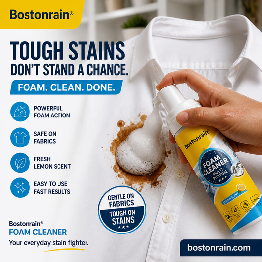 🧼 50% OFF NOW!🔥 Multi-Purpose Foam Cleaner – Powerful Grease & Stain Remover – Leather & Chrome Safe – Home Cleaning Essential Kit 🧽