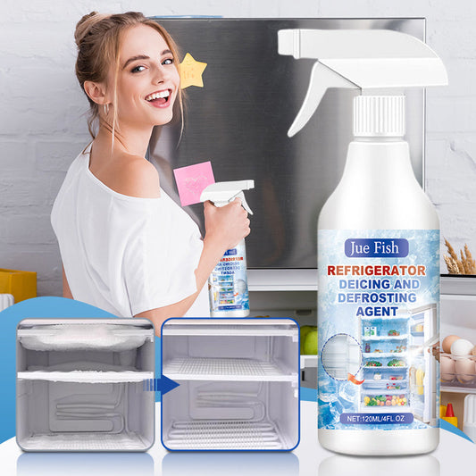🧊BUY 2 GET 1 FREE! ✨ Defrosting Spray for Fridge & Freezer - Rapid Ice Removal with Eco-Friendly Formula for Effortless Cleaning 🌿❄️