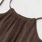 💃LAST DAY SAEL 51% OFF!!✨Women's Solid Color Cami Lounge Dress