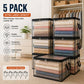 ⏳LAST DAY BUY 2 GET 1 FREE!!💕Transparent Storage Bag – Large, Dust & Moisture-Proof with Handle✨Ultimate All-in-One Organizer for Clothes, Toys, Books, Stuffed Animals & Absolutely Everything! 🧸📚👕🧦4