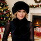 🎅CHRISTMAS SALE 50% OFF!🔥Fluffy Fur Bucket Hat Warm Winter Hat + Free Matching Scarf ⏰