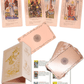 🔮50% OFF NOW! ✨ Witchy Cauldron Tarot Card Set – Rose Gold Accents, Complete Guide Book & Velvet Pouch 🎴📖