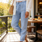 🌸LAST DAY SPECIAL PRICE: ￡15.99!!🌸Women's  Elastic Waist Cotton Linen Casual Pants