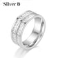 🎅Early Xmas Sales - 50% OFF🎄Light Luxury Niche Titanium Steel Zircon Ring