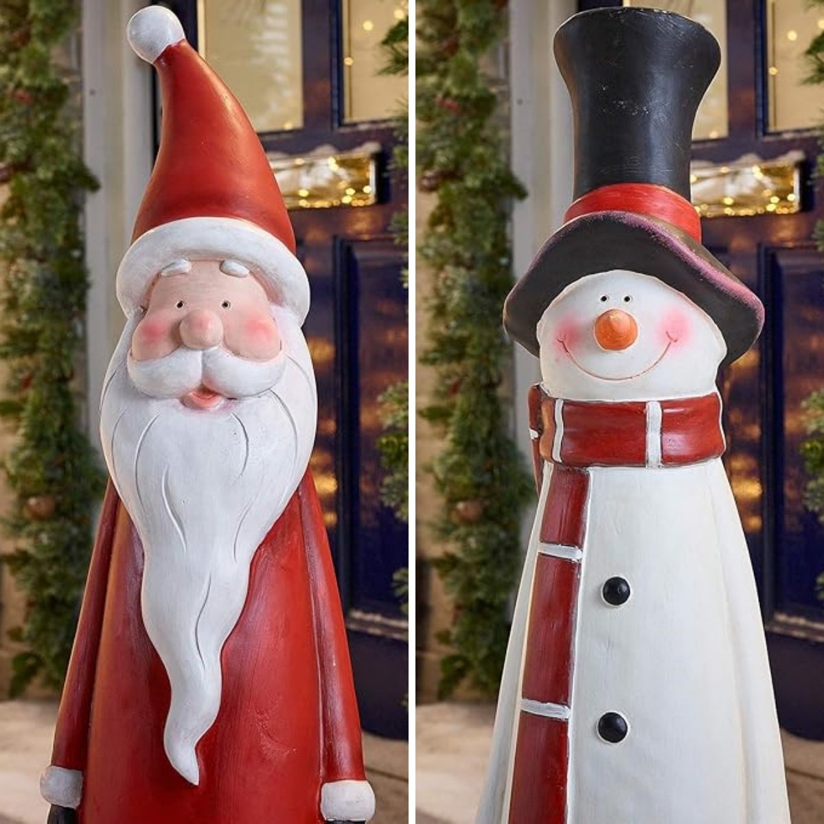 🎁🎄Early Christmas Sale 70% OFF🧩Handcrafted Santa & Snowman Figurines