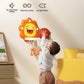 Children's basketball hoop sports toy silent liftable basketball hoop