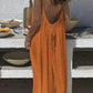 💃LAST DAY SAEL 51% OFF!!✨Women's Solid Color Cami Lounge Dress