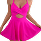 ⏳Last Day Special Sale 49% OFF🩱Women's Cutout One Piece Skirt Swimsuit