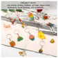 DIY Shrinky Dinks Keychain Craft Kit - 12 Sheets & 160 Accessories for Kids