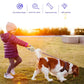 Retractable Dog Lead with Safety Light | Escape-Proof Brake Lock & 360° Visibility | Ideal for Evening Walks in Rainy Weather