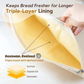 🍞Wide Zipper Access Cotton & Beeswax Bread Bags for Sourdough✨