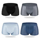 Men's Ice Silk Underwear - Breathable Honeycomb Cooling Boxer Briefs
