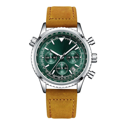 🔥(Best seller) Men's Multifunction Chronograph Waterproof Date Analog Quartz Watch