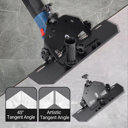 👍Practical recommendations✅Angle Grinder Stand for 45° Chamfer Cutting