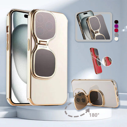 Sunglasses Holder Electroplated Soft Case For iPhone