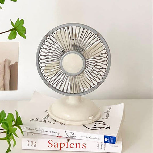 Summer Portable Retro Simple Desk Fan