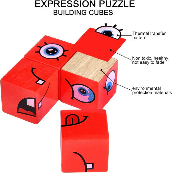💖Christmas Sale 50% OFF🎁5D Puzzle Educational Faces Changing Family Game🧩