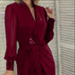 💥Women's V-neck Sequin Split Dress