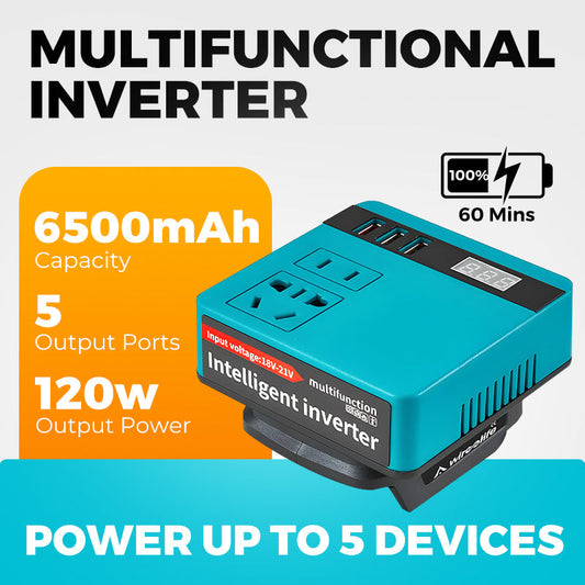 🌟🔥Black Friday  ends soon🔥Multifunctional Intelligent Voltage-converting Lithium Battery Inverter Power Bank