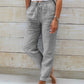 🌸LAST DAY SPECIAL PRICE: ￡15.99!!🌸Women's  Elastic Waist Cotton Linen Casual Pants