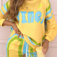 ✨Limited Sale 50% OFF✨Women's Colorful Print Two-Piece Sweatshirt and Jogger Set（The more you buy, the higher the discount）