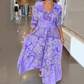 🔥💕 Mother's Day Promotions- 50% OFF🥰 Women’s Elegant Floral Drawstring Long Dress