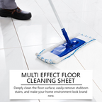 Multi-Effect Decontaminating Floor Cleaning Sheet
