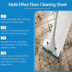 Multi-Effect Decontaminating Floor Cleaning Sheet