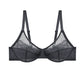 2-Piece Set💕Lacsper Daisy minimizer Bra Floral Lace Unlined Comfort Non-Padded Full Coverage Plus Size Underwire with Supportive Under Band Comfortable Fit