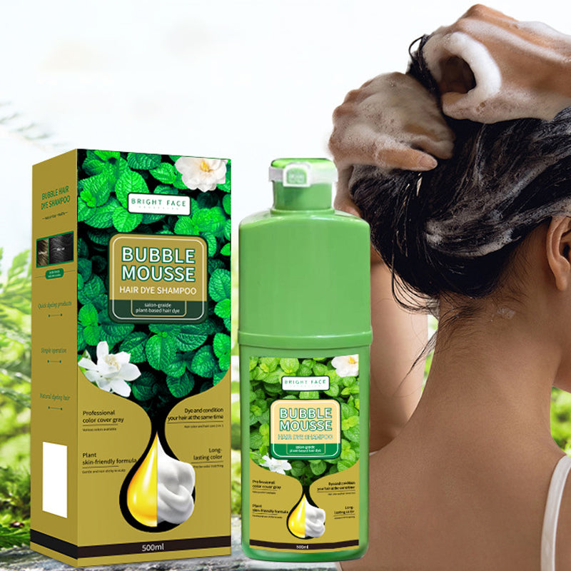 Long-Lasting Plant-Based Foam Hair Dye