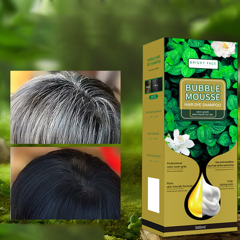 Long-Lasting Plant-Based Foam Hair Dye