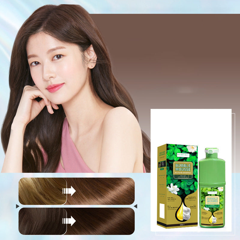 Long-Lasting Plant-Based Foam Hair Dye