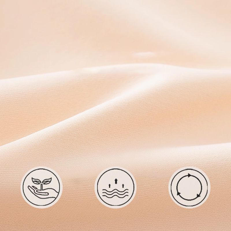 Women High-waist Ice Silk Underwear with Tummy-control Hip-lifting