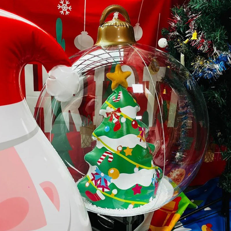 🎅🎄Outdoor Christmas PVC inflatable Decorated Ball🎈