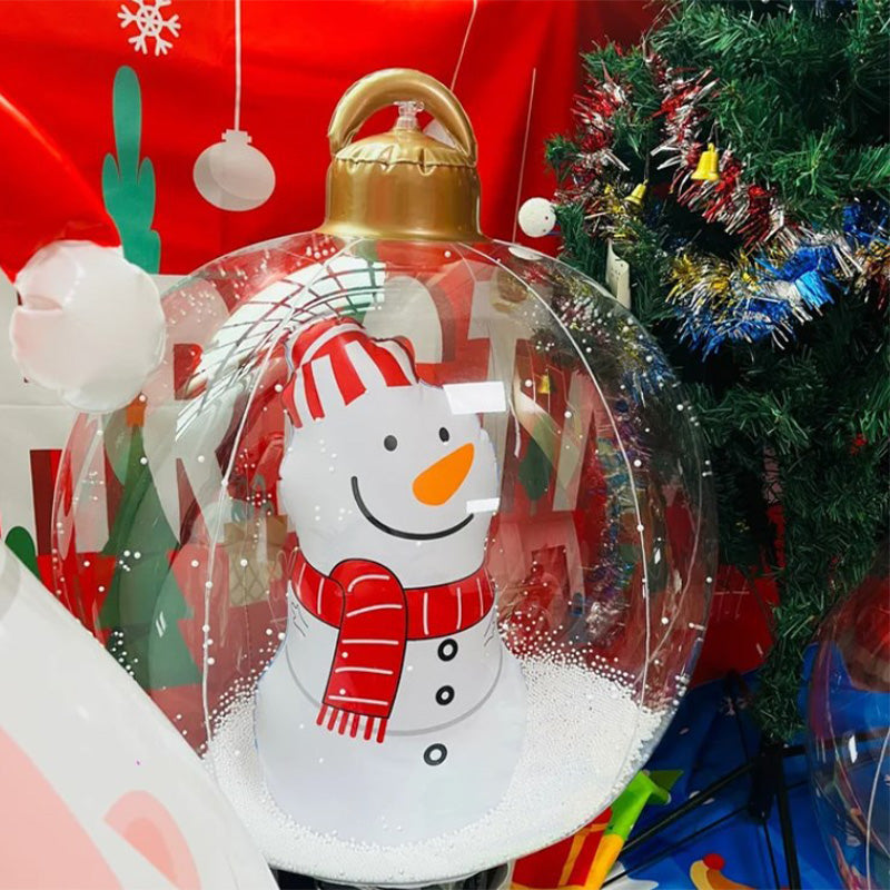 🎅🎄Outdoor Christmas PVC inflatable Decorated Ball🎈