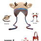 🎅🦌Handmade Knitted Christmas Antler 2-in-1 (Hat/Handbag)🧶