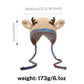 🎅🦌Handmade Knitted Christmas Antler 2-in-1 (Hat/Handbag)🧶