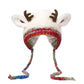 🎅🦌Handmade Knitted Christmas Antler 2-in-1 (Hat/Handbag)🧶