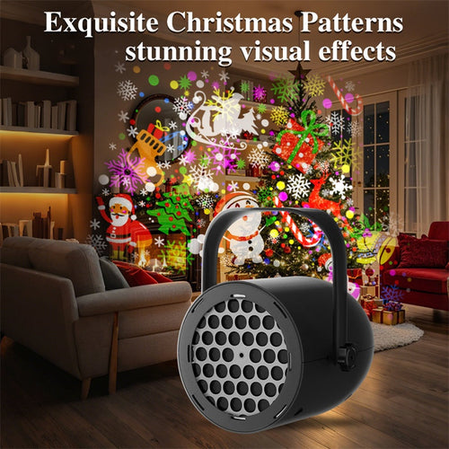 16-Pattern USB Christmas Projector Light