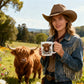 🎄🎁CHRISTMAS SALE 50% OFF!!🏆Highland Cow Ceramic Coffee Mug