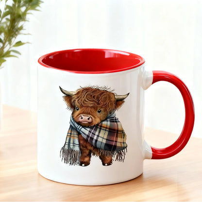 🎄🎁CHRISTMAS SALE 50% OFF!!🏆Highland Cow Ceramic Coffee Mug