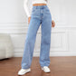 ⏰New Exclusive Flash Sale 50% OFF🔥Casual High Waist Multi-Pocket Wide Leg Stretchy Jeans